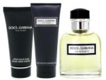 DOLCE GABBANA Pour Homme Dárková sada EDT 75 ml, balzám po holení Pour Homme 50 ml a sprchový gel Pour Homme 50 ml - 75ml