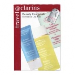 CLARINS Beauty Essentials Travel set ( pro suchou a normální pleť ) - 230ml