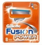 GILLETTE Fusion Power ( 8ks ) - Náhradní břity - 