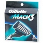 GILLETTE Mach 3 ( 8 ks ) - Náhradní břity - 
