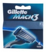 GILLETTE Mach 3 ( 4 ks ) - Náhradní břity - 