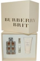 BURBERRY Brit Dárková sada EDP 50 ml, tělové mléko Brit 50 ml a miniaturka EDP 7,5 ml - 50ml