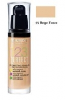 BOURJOIS 123 Perfect Foundation ( 55 Beige Fonce ) - Make-up pro perfektní pleť  - 30ml