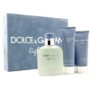 DOLCE GABBANA Light Blue pour Homme Velká dárková sada EDT 125 ml, after shave balsam Light Blue pour Homme 75 ml a sprchový gel Light Blue Homme 50 ml - 125ml