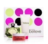 BRITNEY SPEARS Believe Velká dárková sada EDP 100 ml, tělové mléko Believe 100 ml a pudrový tělový krém Believe 15 ml - 100ml