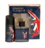 PLAYBOY London Dárková sada EDT 100 ml a deospray London 150 ml - 100ml